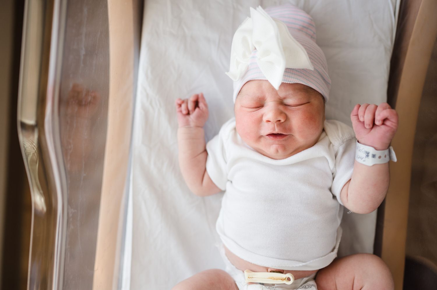 newborn-in-hospital-bassinet-cape-fear-nc