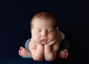 A sweet froggie pose with a newborn boy. Greenville SC newborn photographer. - Easley Sc newborn photographer. Greenville SC photos