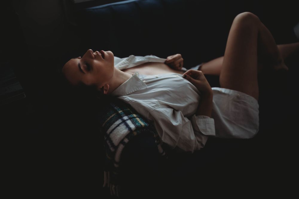 intimate boudoir session in Long Island, New York by Long Island Boudoir Photographer, Danielle Jenkin Photography