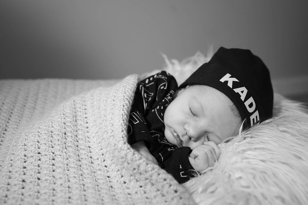 Close up photo of a baby boy sleeping - Kelly Chapman Photographer Perth