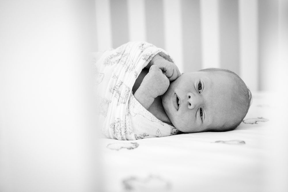 baby in cot - Kelly Chapman Photographer Perth