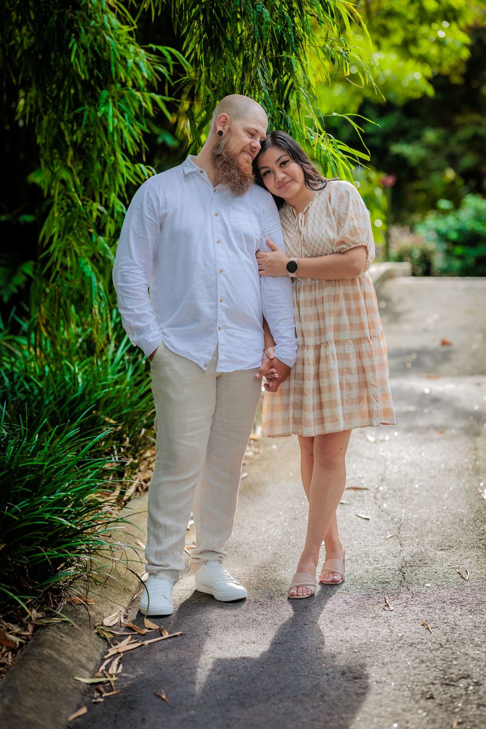 engagement photography Mount Coot-tha botanical gardens