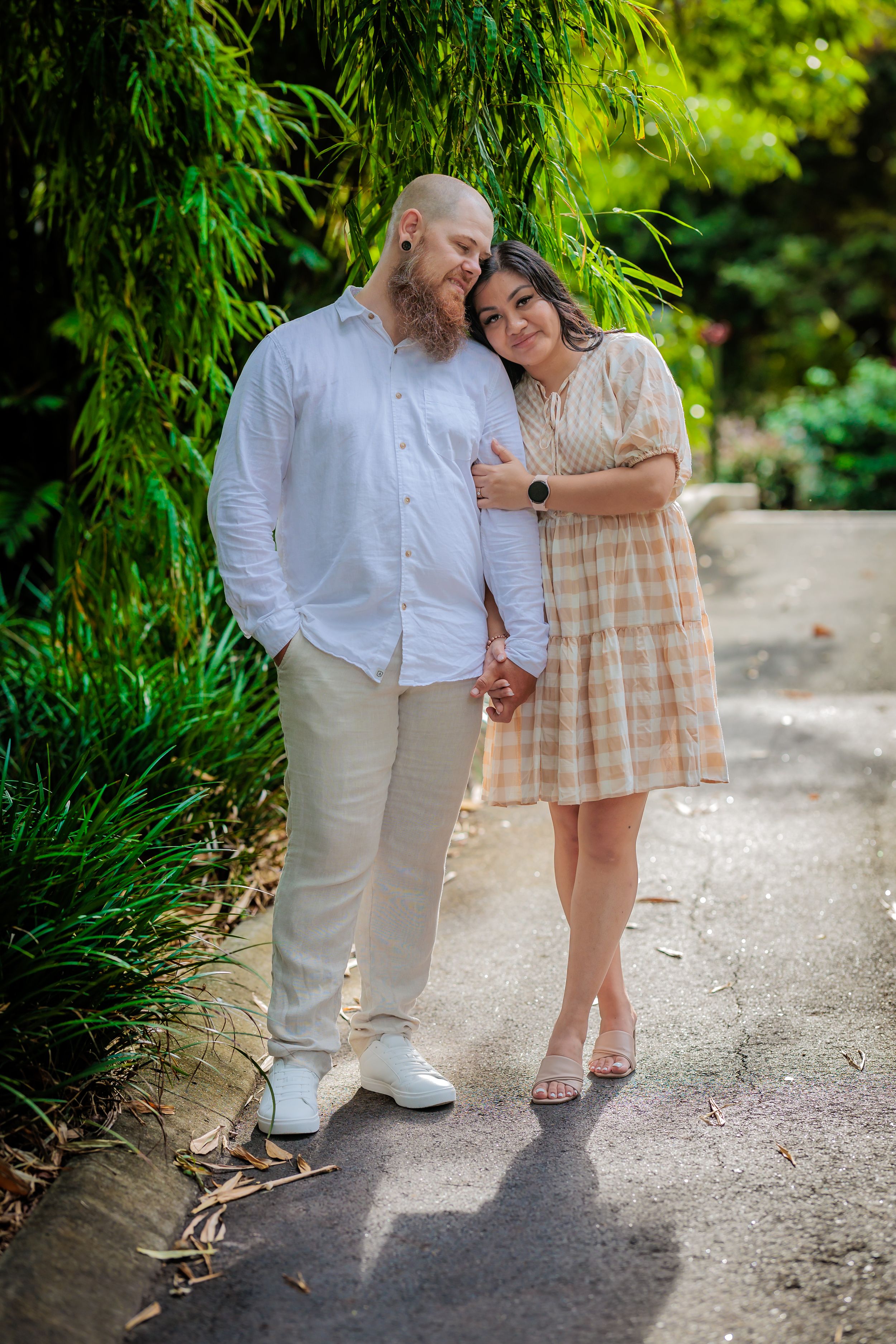 engagement photography Mount Coot-tha botanical gardens