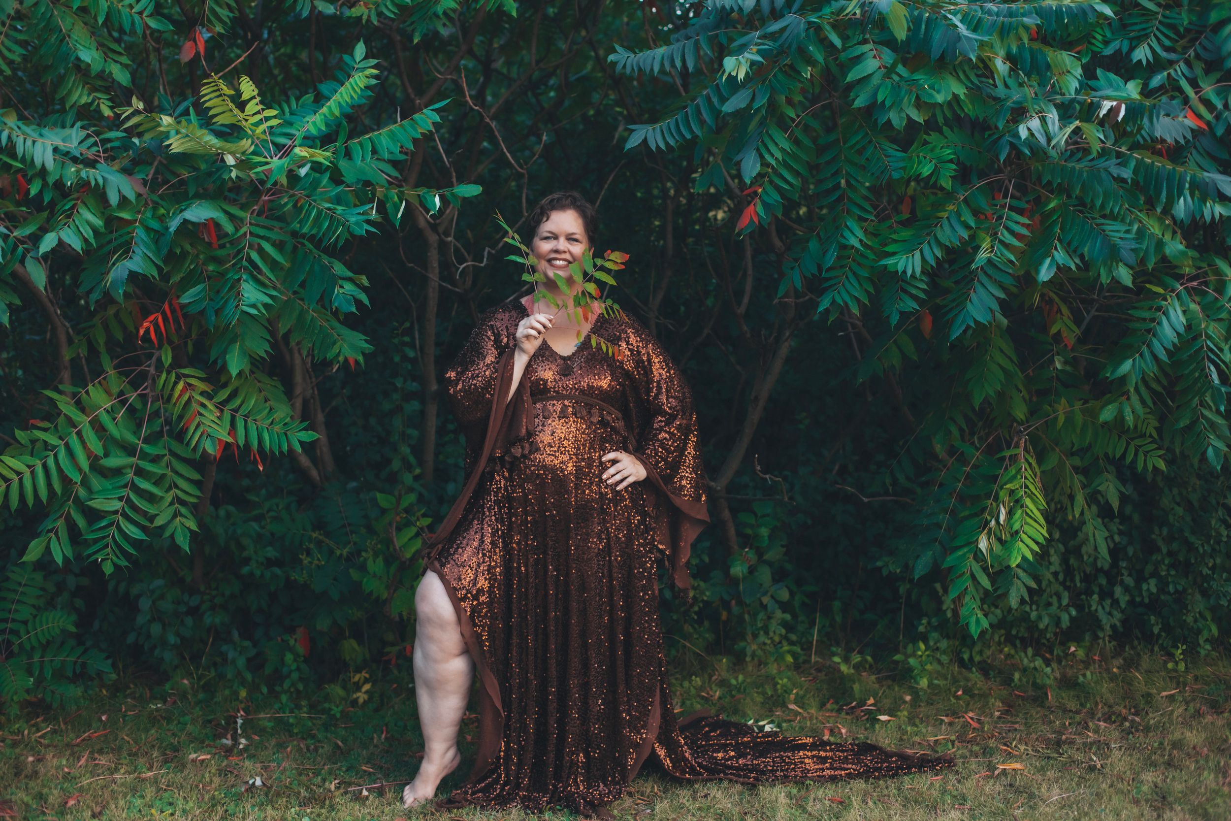 Fine art portrait, goddess, styled portrait, empowerment, self love, body positive, body acceptance, sequin dress