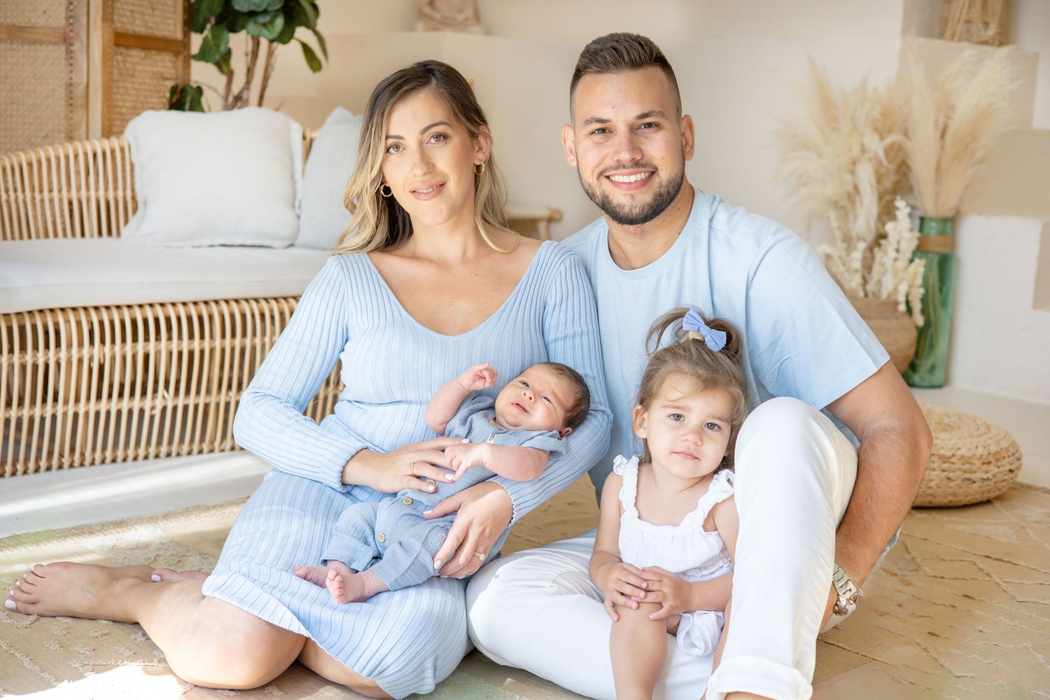 family newborn session