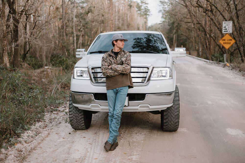 Senior session with a personality and lifestyle portrait