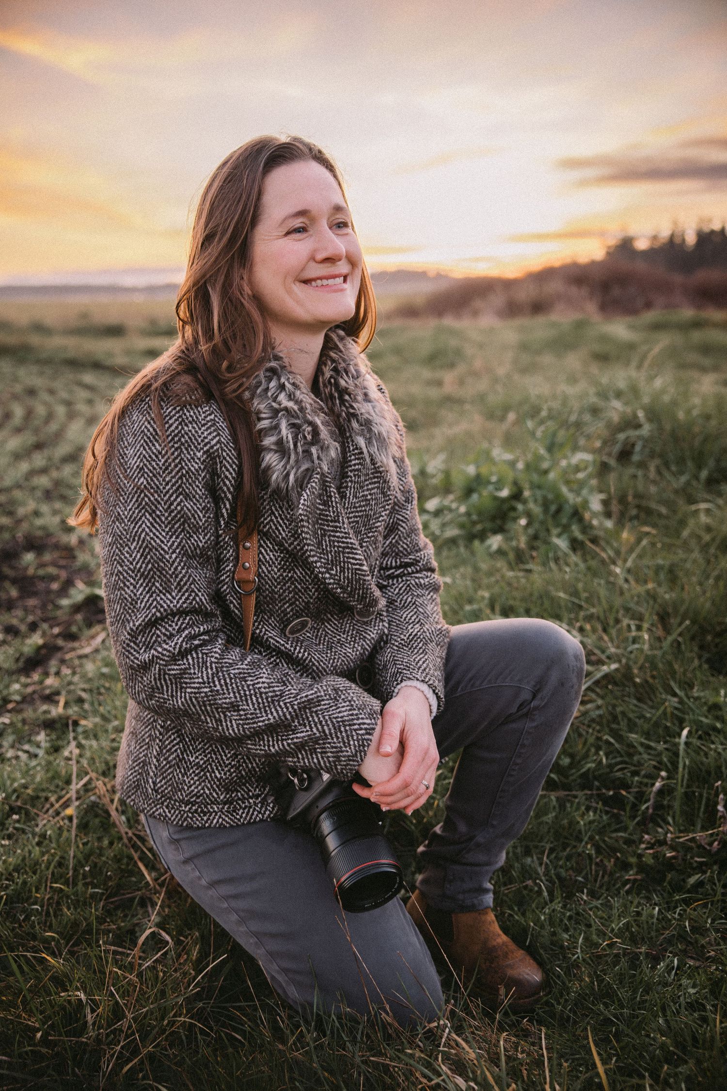 Kristen Saulnier, lifestyle and adventurous photographer self portrait in Seattle Washington