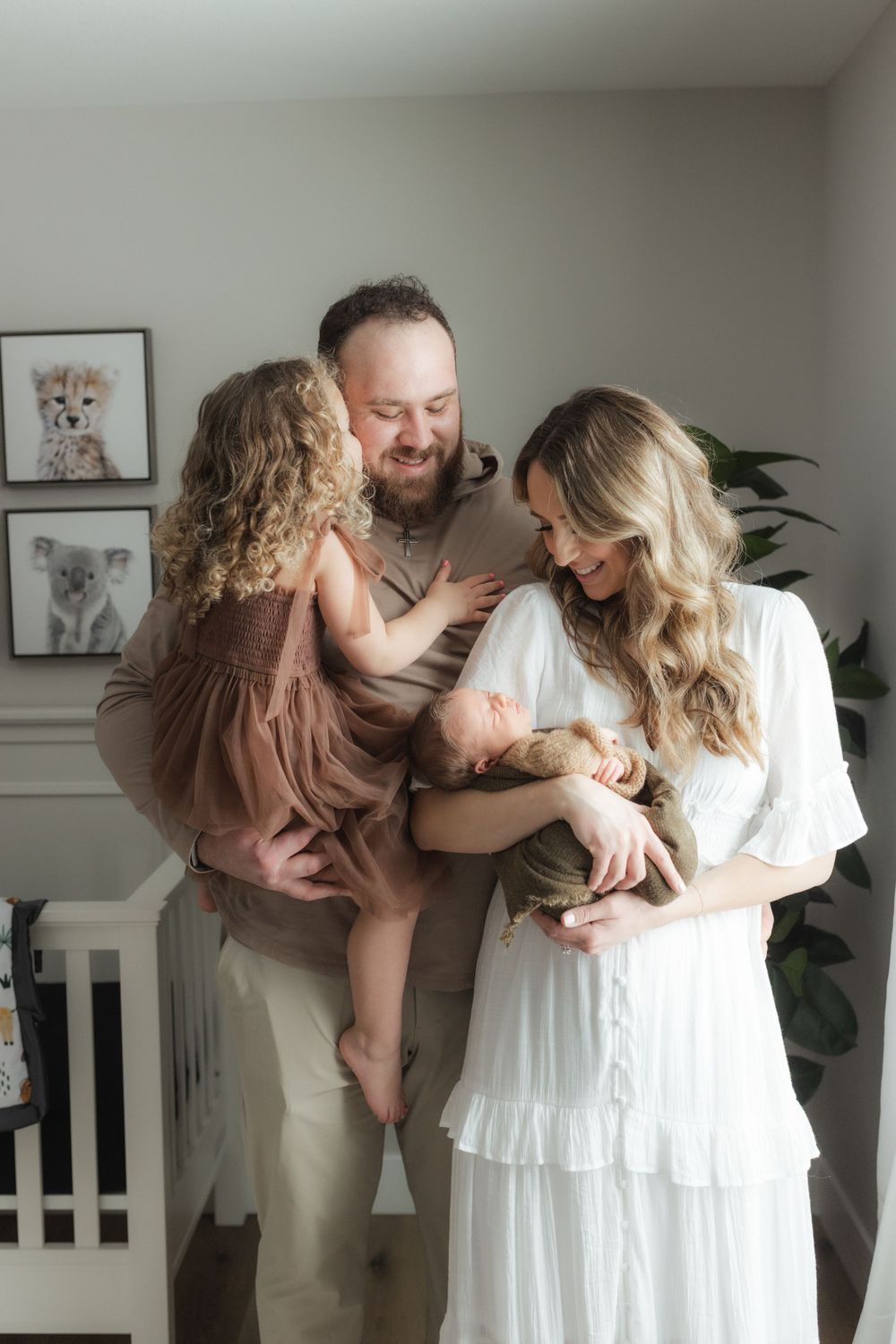 in-home lifestyle newborn photographer session in Columbia Missouri