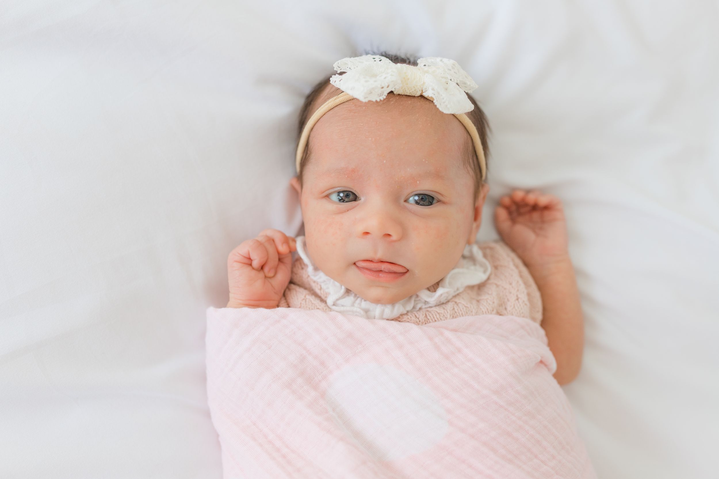 newborn session in studio in manassas Virginia