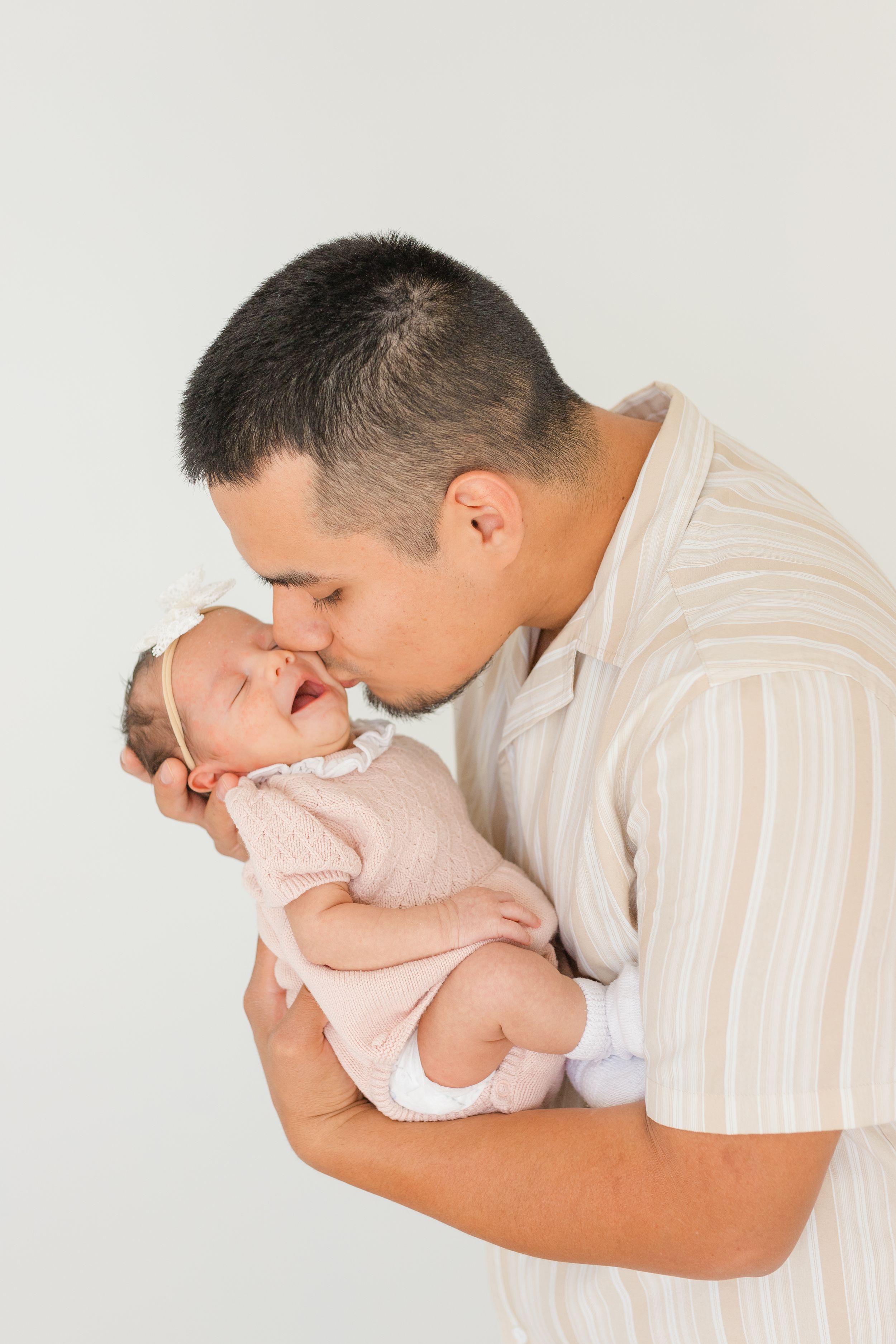 newborn session in studio in manassas Virginia
