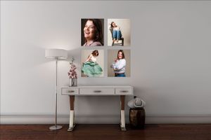 Pattersnap client Bridget Thoreson personal branding portraits in canvas