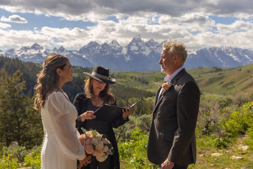 wedding in Jackson hole Wyoming