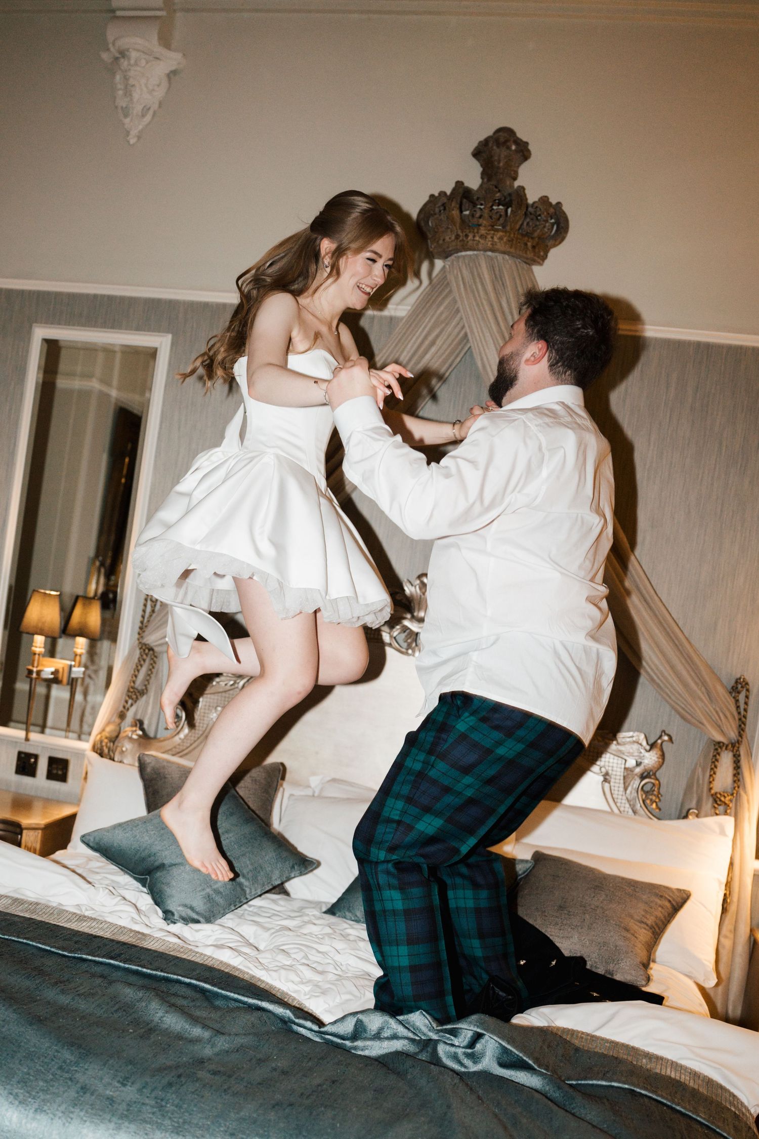 romantic natural wedding photography
