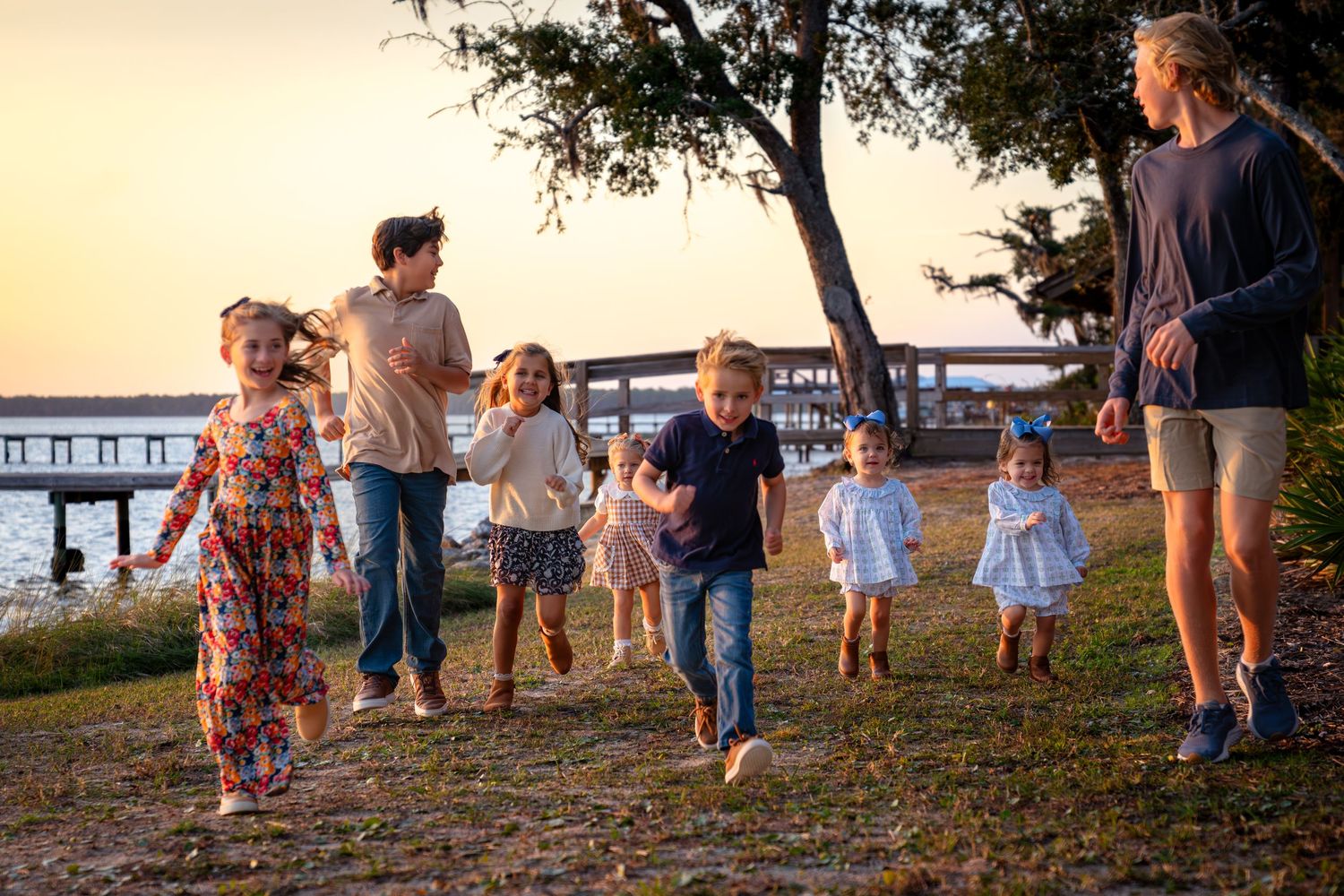 Lifestyle family photography capturing candid connection and natural moments, photographed by Sierra Lopez Productions.