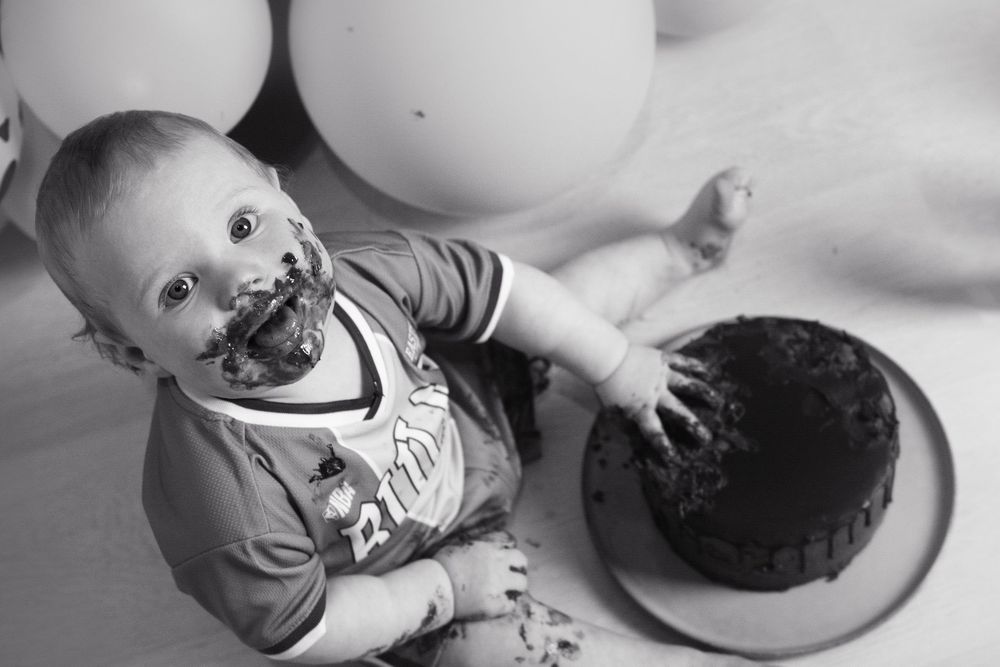 ace newborn photography
cake smash
first birthday