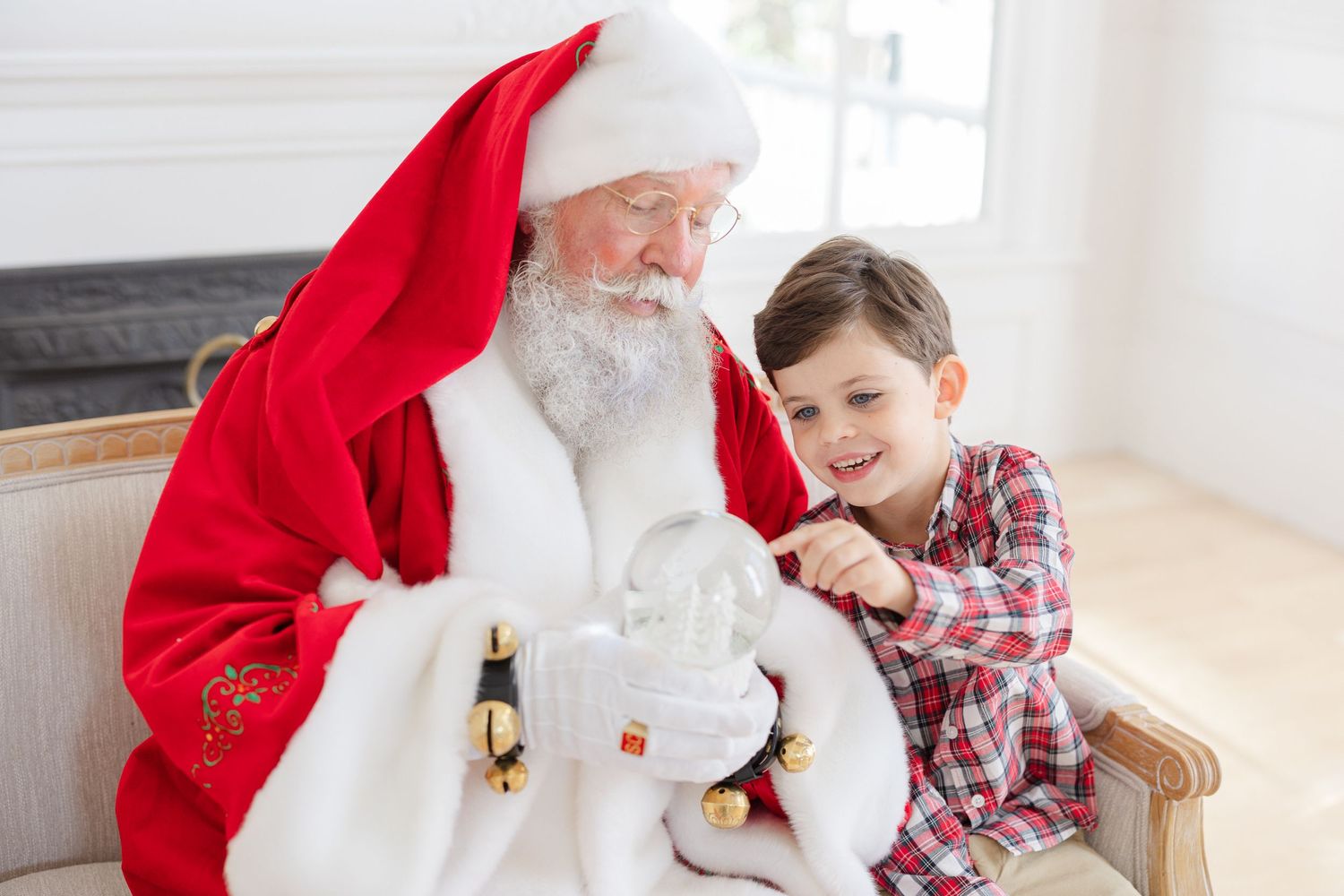 Santa Portrait in Winston-Salem, North Carolina
