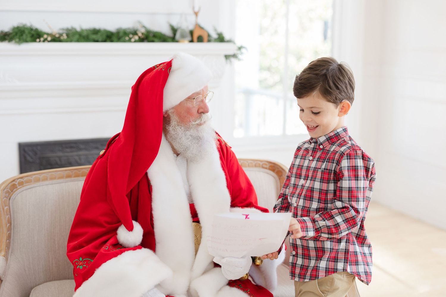 Santa Portrait in Winston-Salem, North Carolina