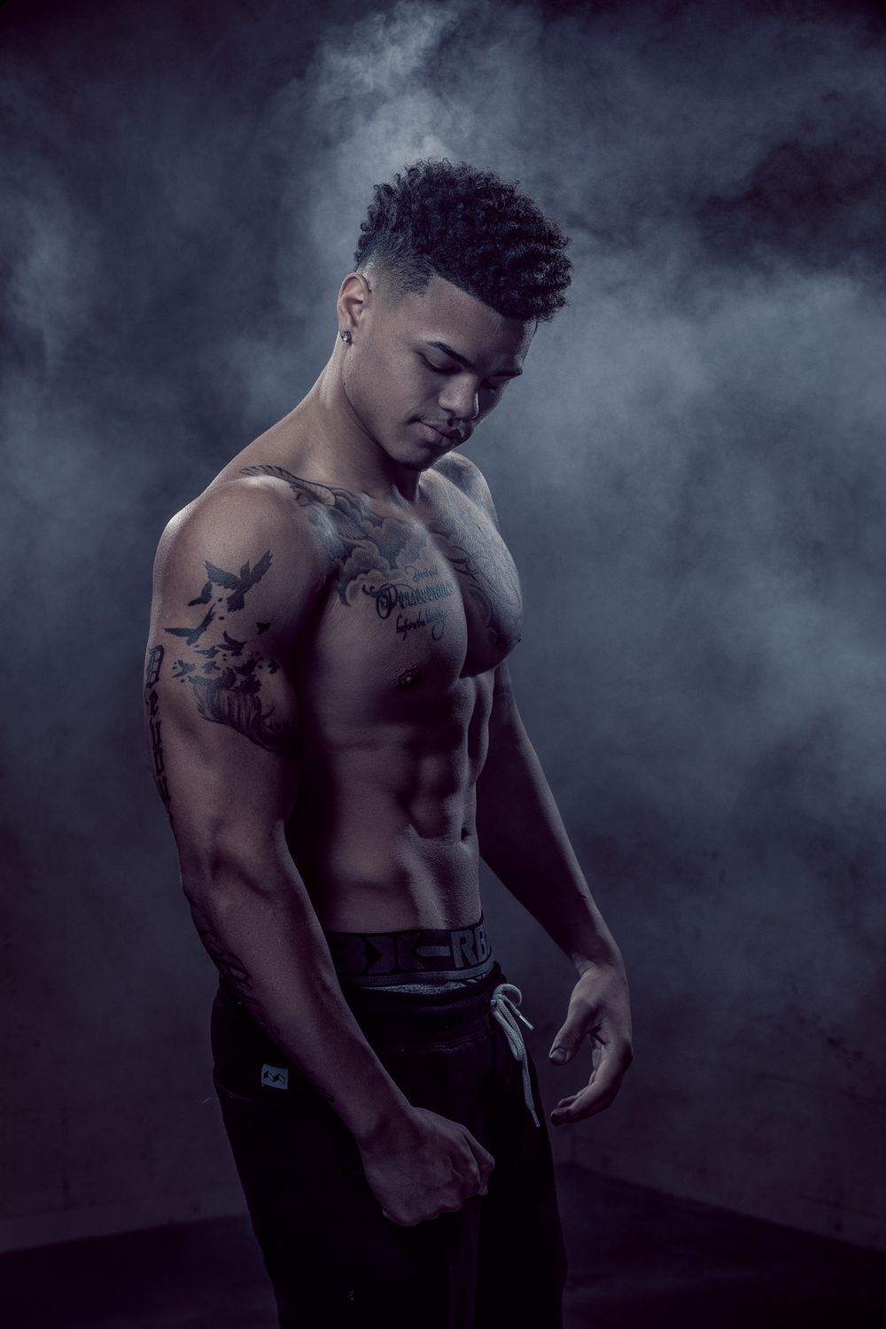moody fitness photography