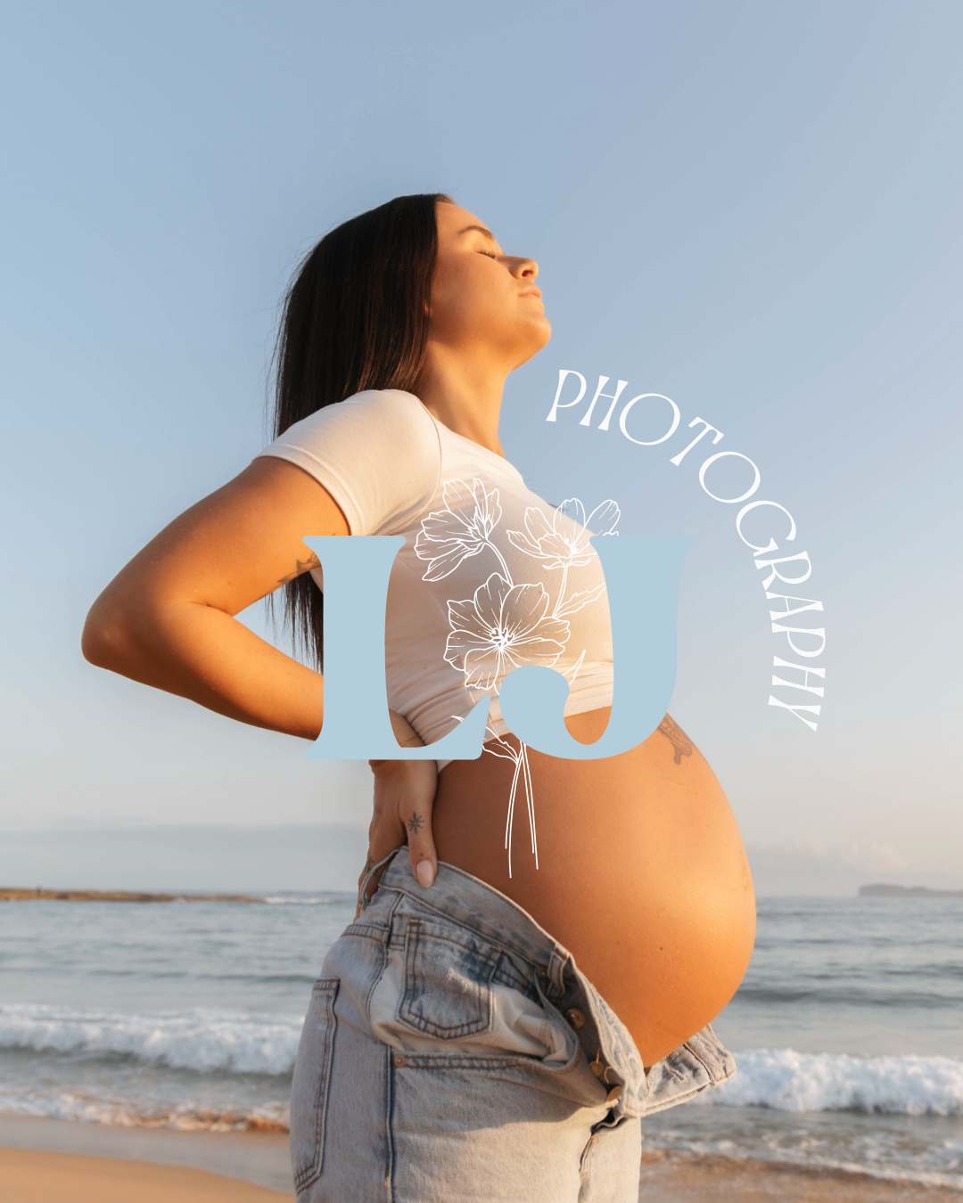 central coast maternity photographer capturing pregnancy