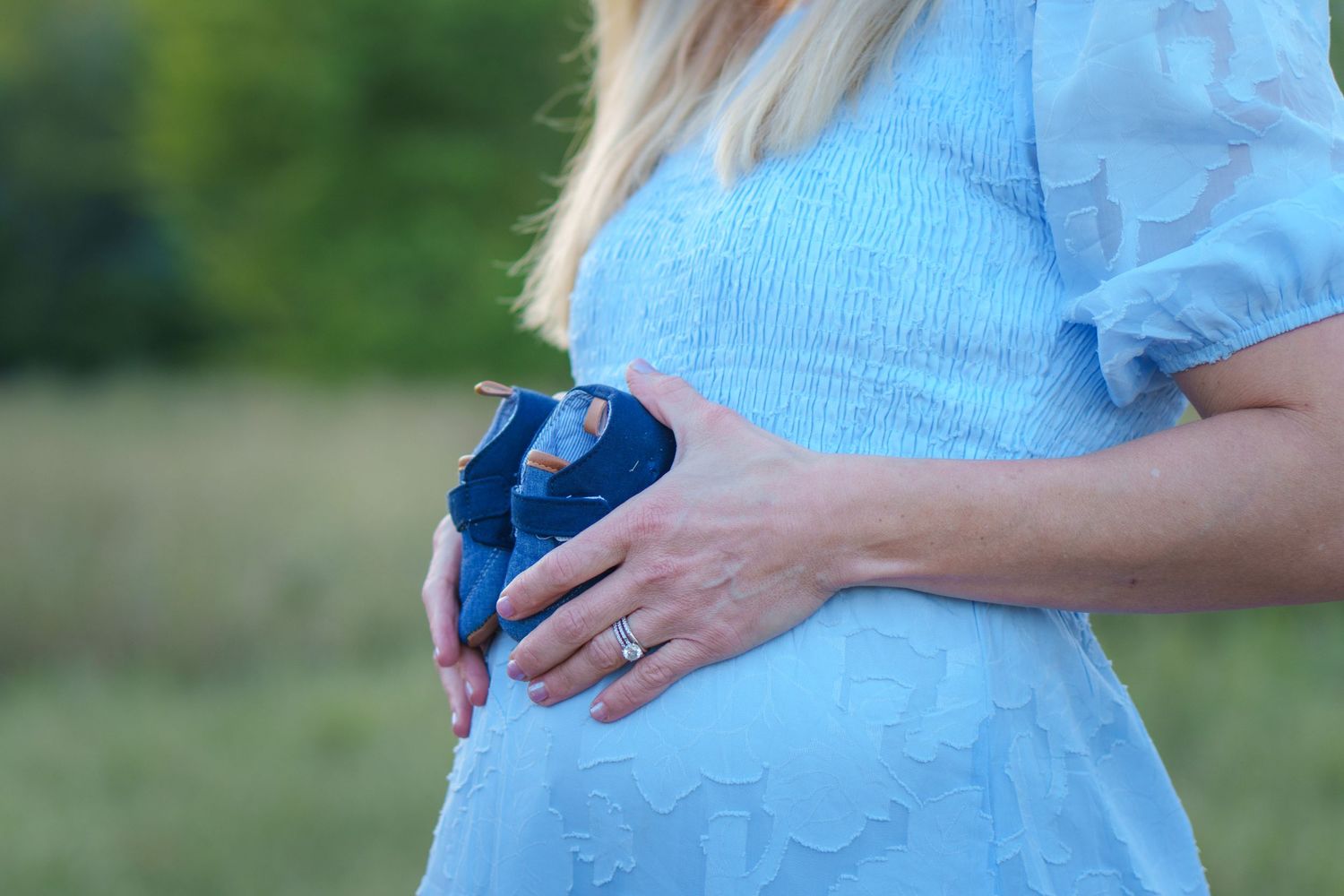 maternity photo session fall family mini baby boy shoes expecting husband love Keller town Center TX sunset expecting growing family big sis