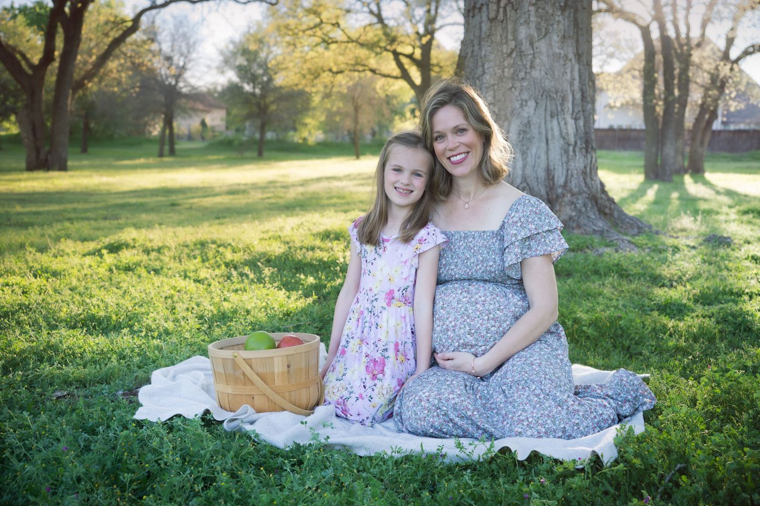mommy and me mother's day maternity photo session Jaklen photography McPherson Park Colleyville Tx Southlake Fort Worth Dallas mom to be