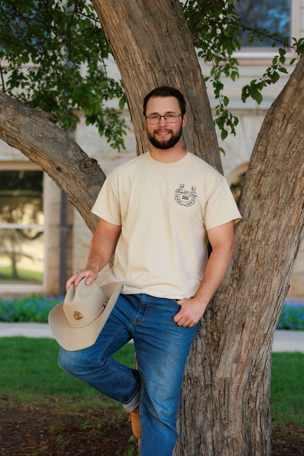 Masculine college graduation photo