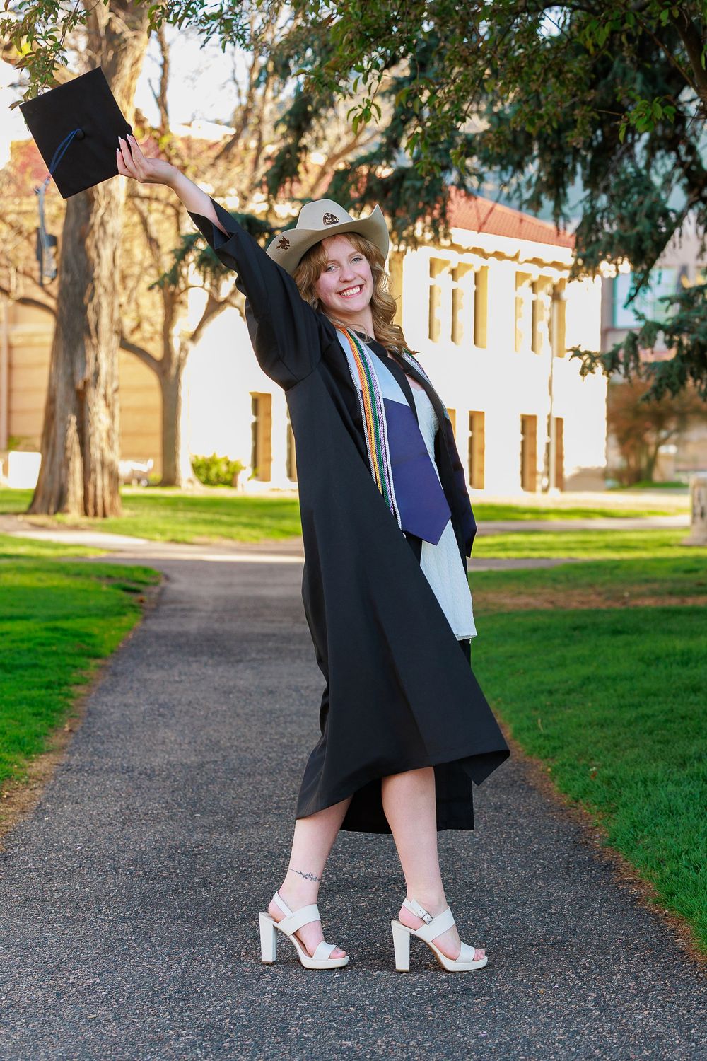 cap and gown college graduation