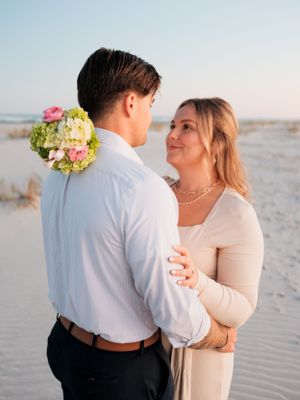 Boho Beach Engagement Session | Wilmington Engagement Photographer