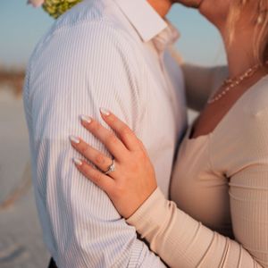 Boho Beach Engagement Session | Wilmington Engagement Photographer
