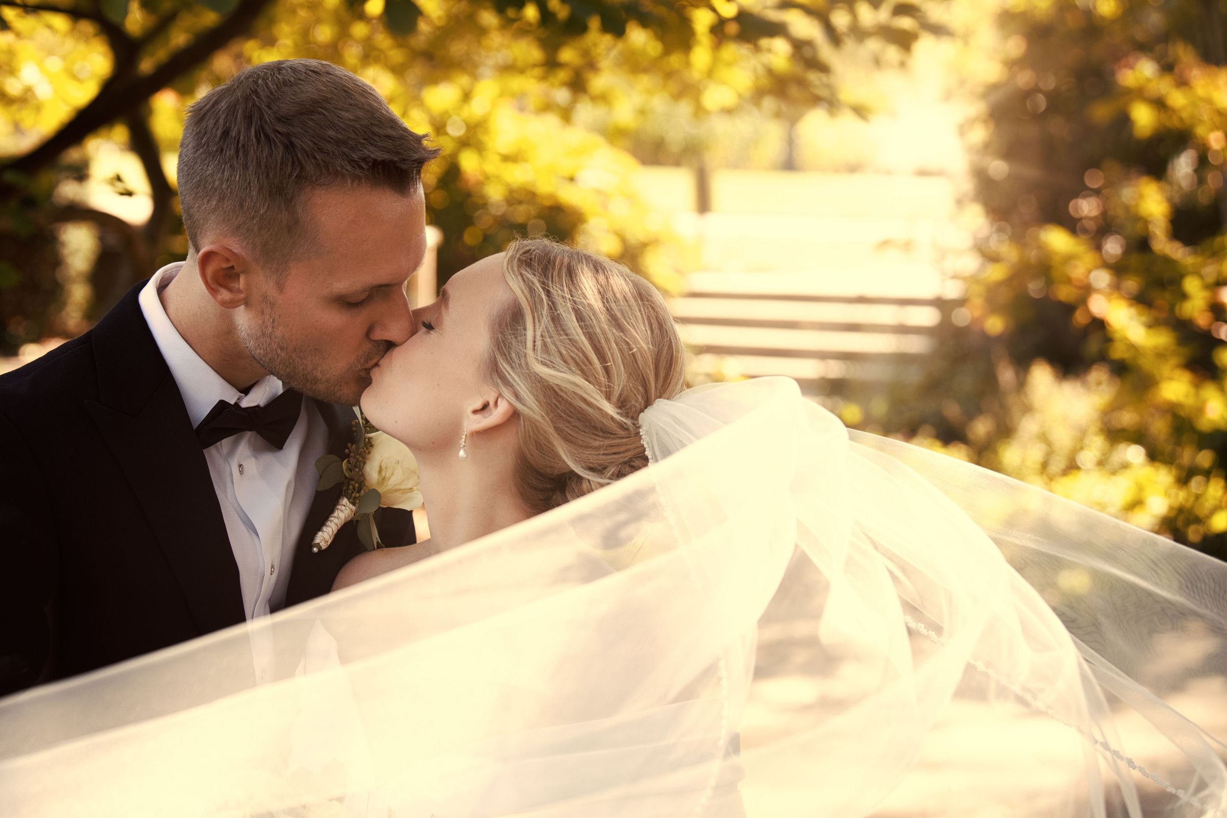 Bride and Groom Couple's portraits after the ceremony downtown Cincinnati Ohio wedding venue : Cincinnati Wedding Photographer