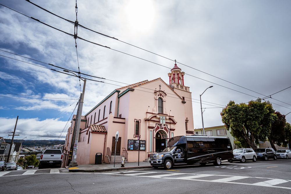 St. Kevin Catholic Church in San Francisco, CA Bernal Heights neighborhood