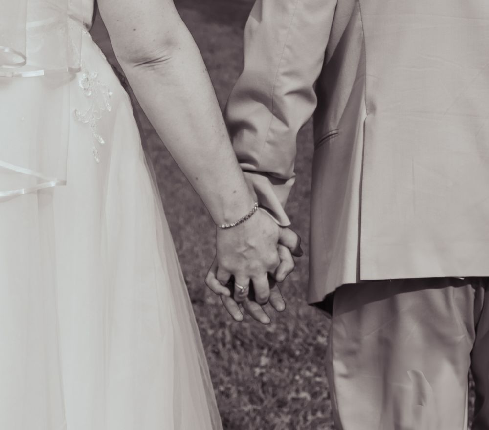 holding hands