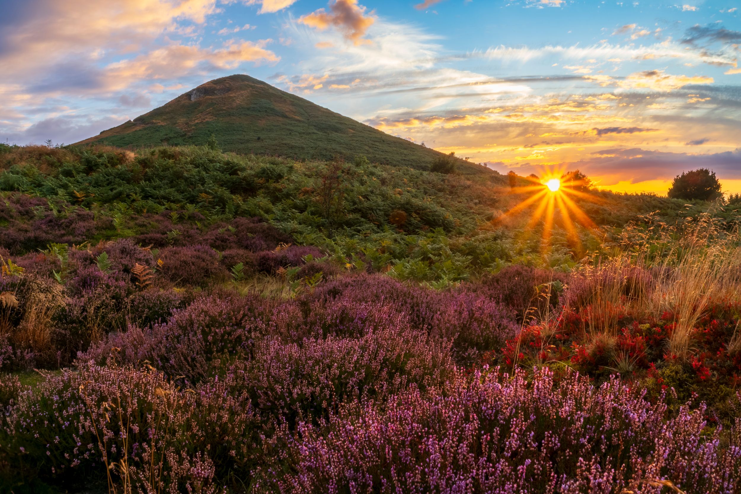 Roseberry Topping at sunset