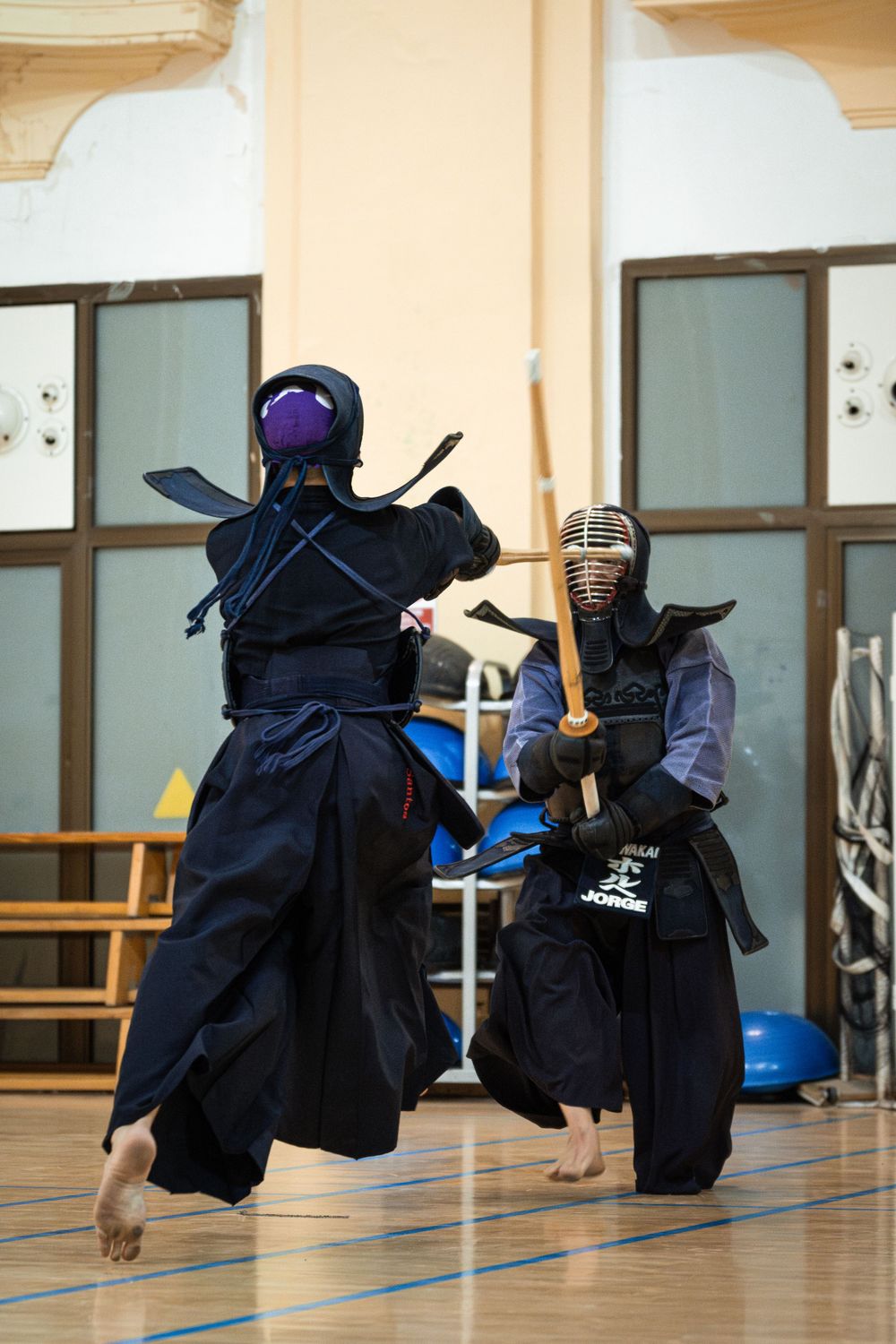 entrenamiento de kendo