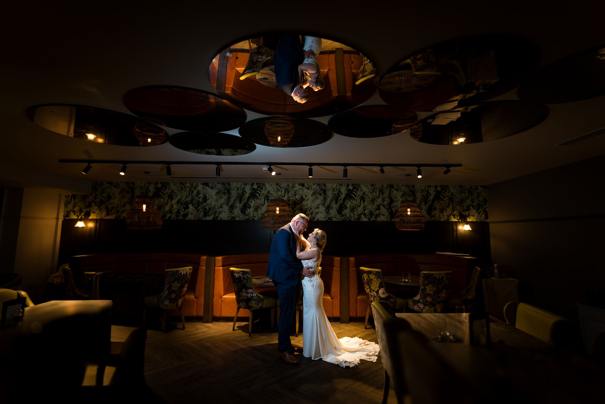 wildes inn wedding evening portrait