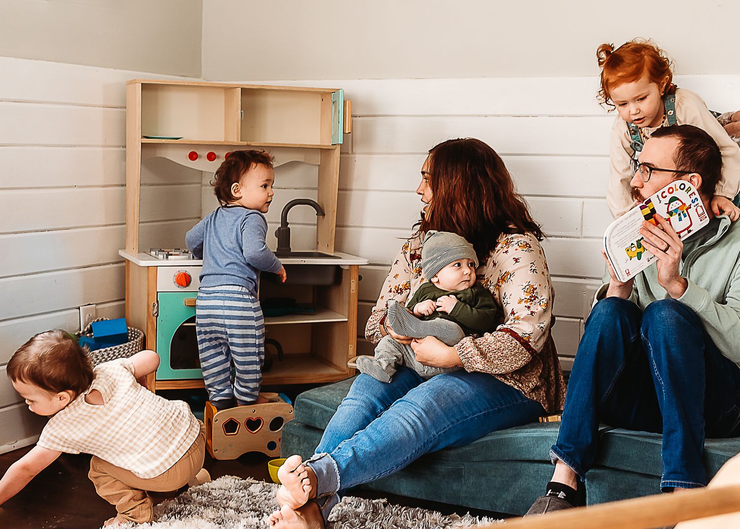 In home lifestyle portrait sessions are designed to capture sweet moments in the security of your own home, documenting your unique family.
