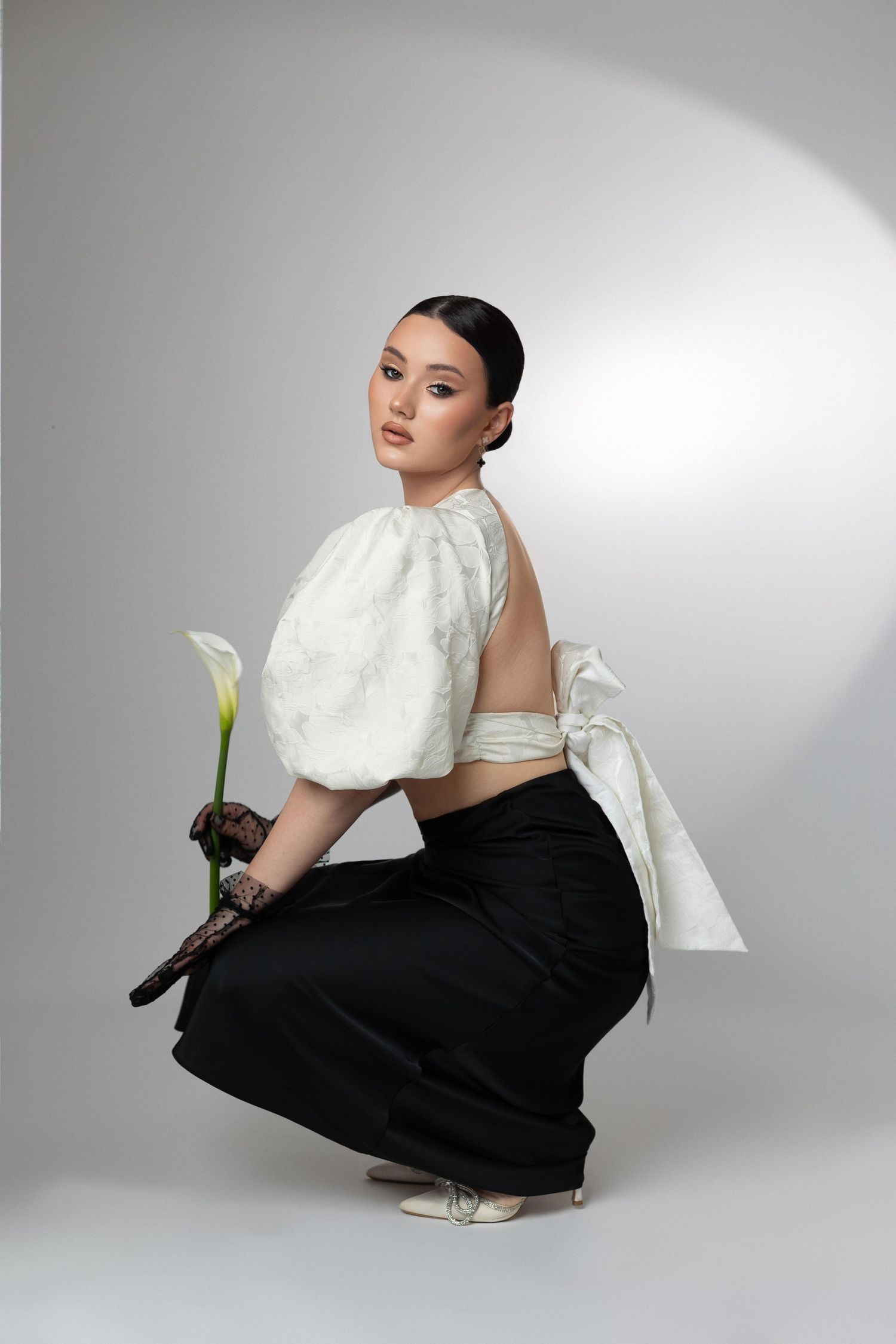 Cambridge bridal makeup artist creating soft glam wedding look.