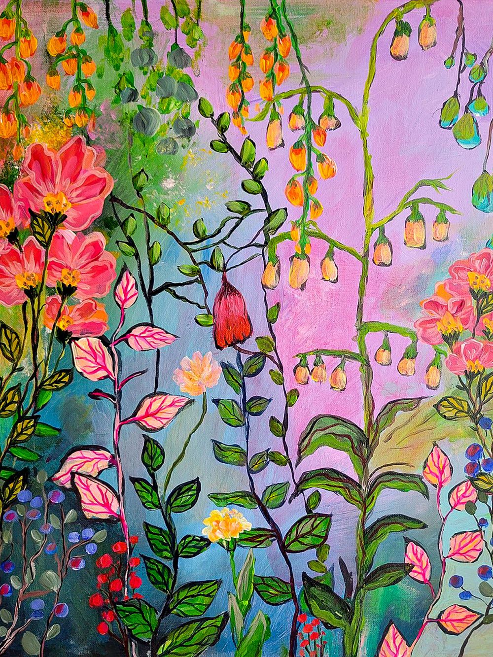 Flora Ghertz denver aurora colorado painting illustration abstract art graphic design