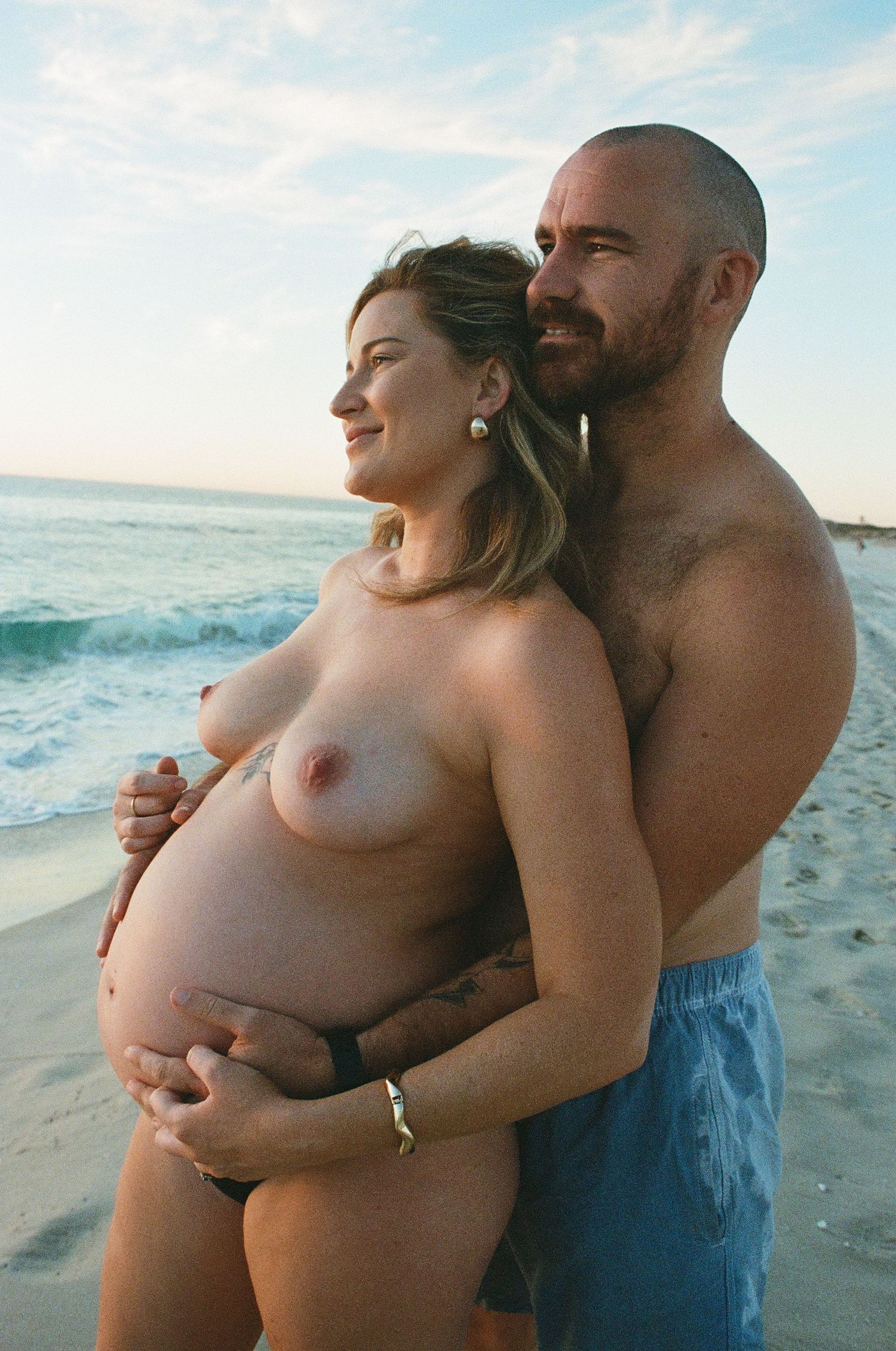 beach maternity photoshoot perth