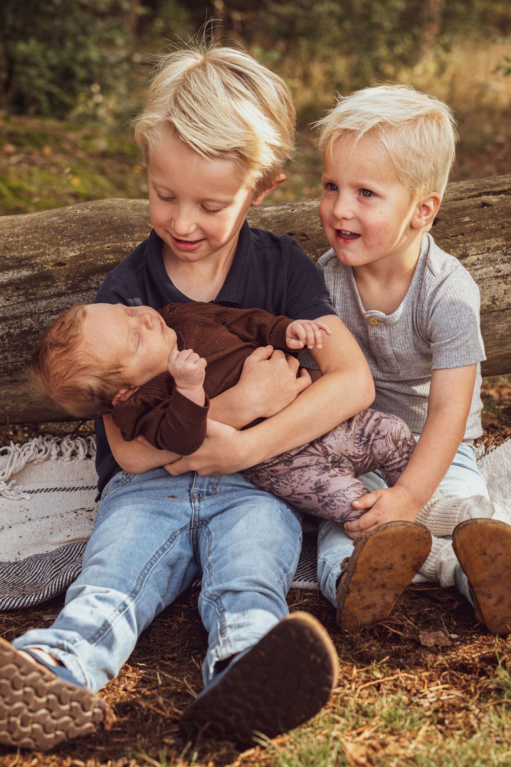 fotoshoot gezin broertjes baby