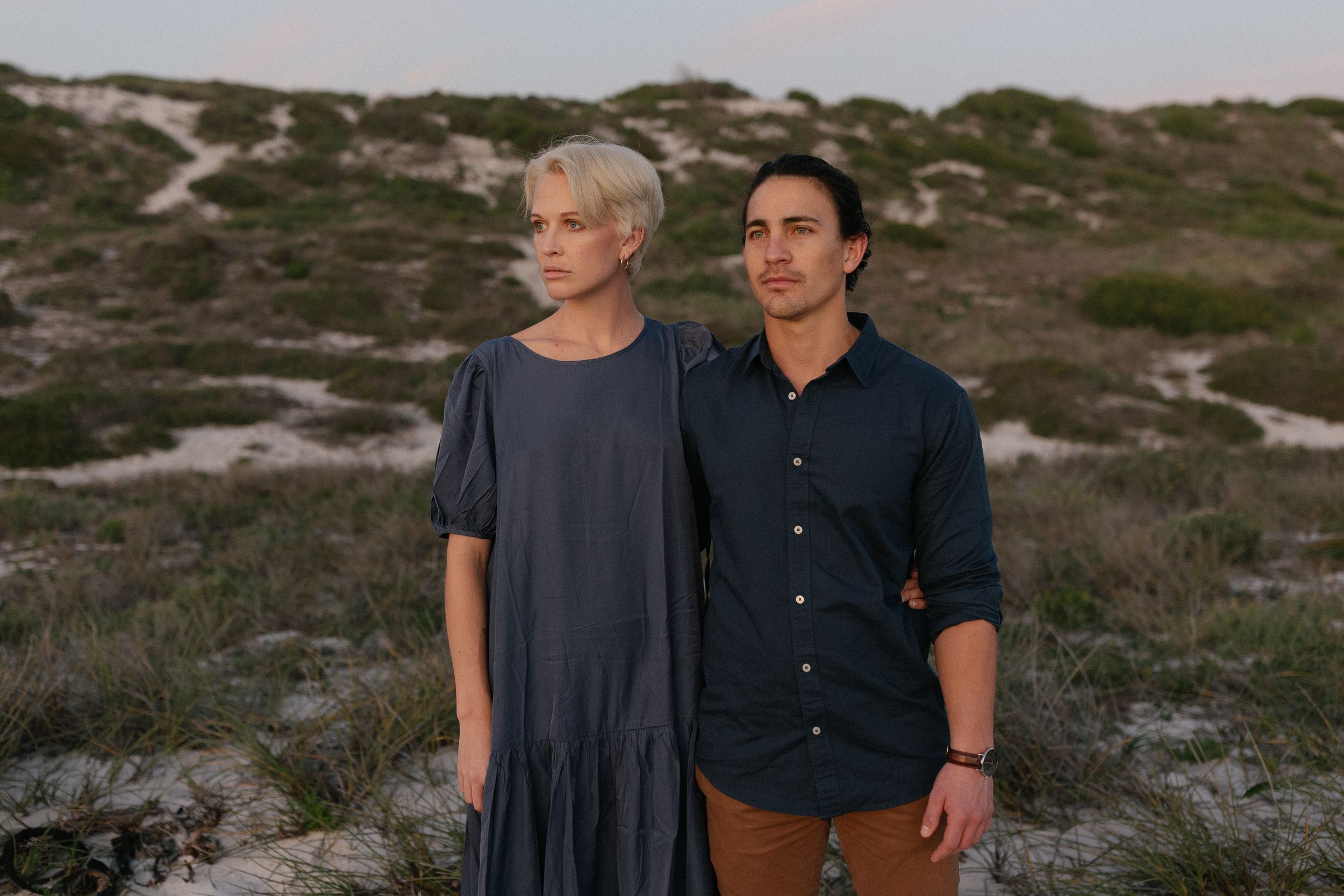 Saskia and Raymond along the west coast for engagement photos with Christene de Coning Photography in Cape Town, South Africa