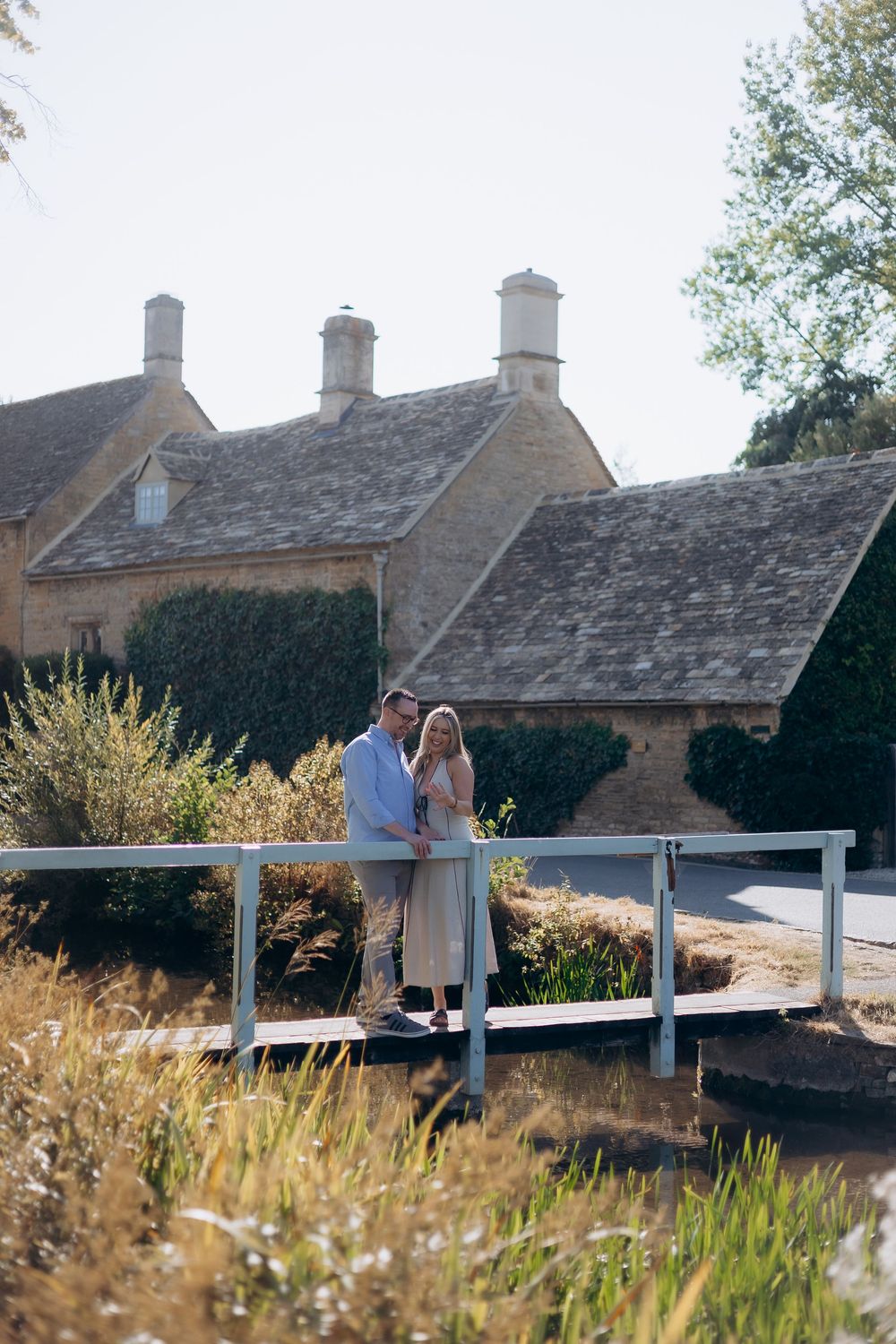 Natural couple photography in Lower Slaughter, Cotswolds.