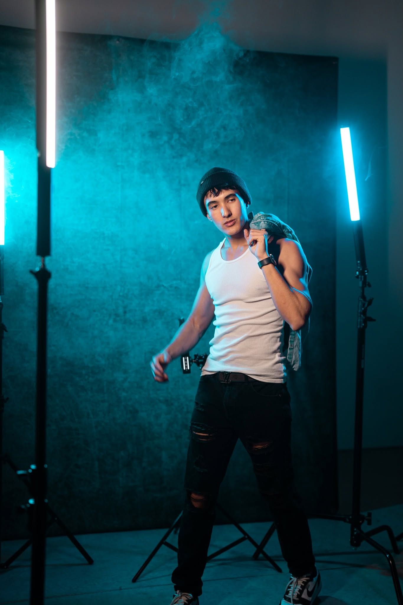 Orlando content creation photographer Ray Alvarez — studio photo and video content session with creative lighting