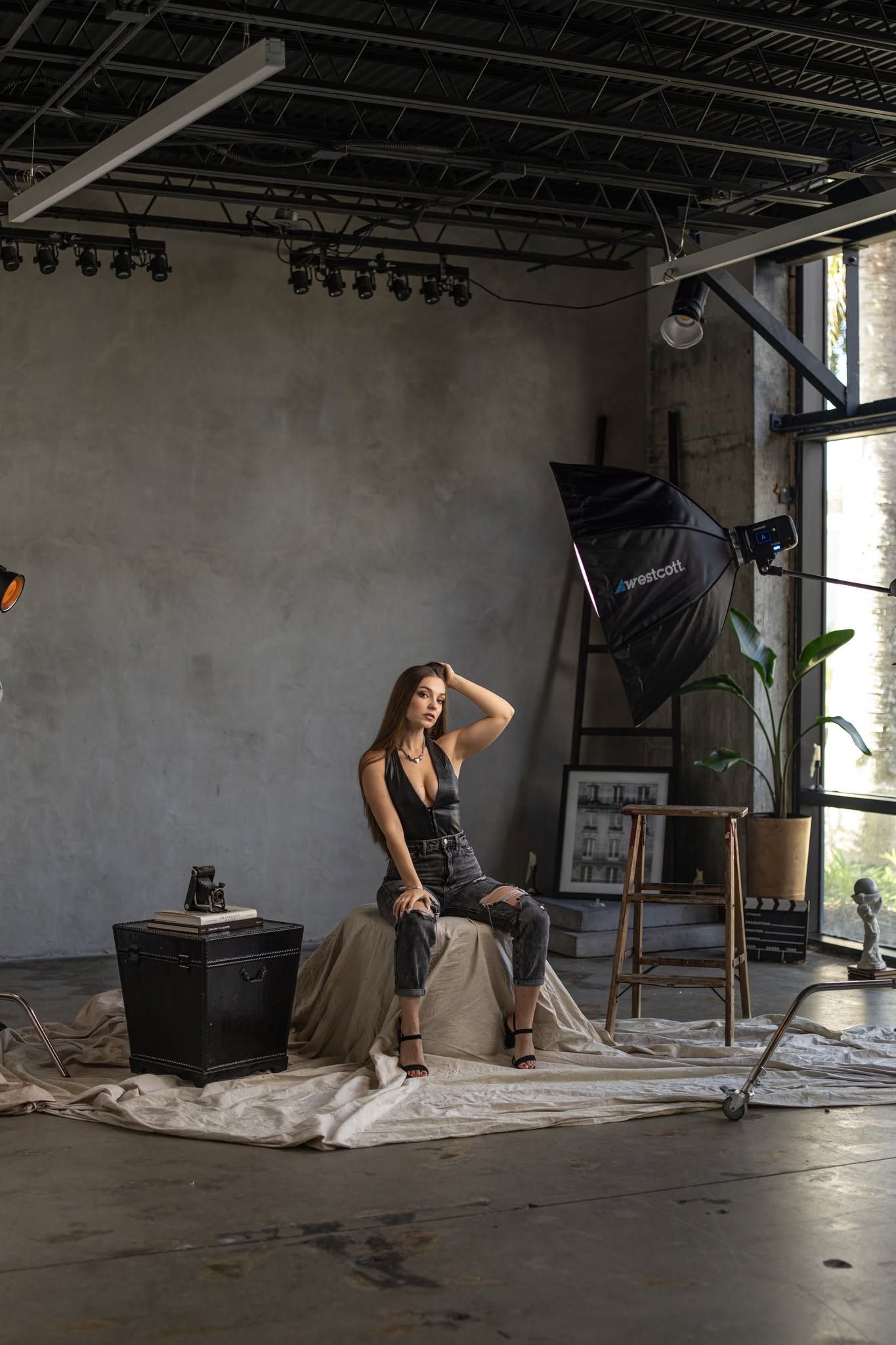 Orlando content creation photographer — behind the scenes studio shoot for brand and social media content