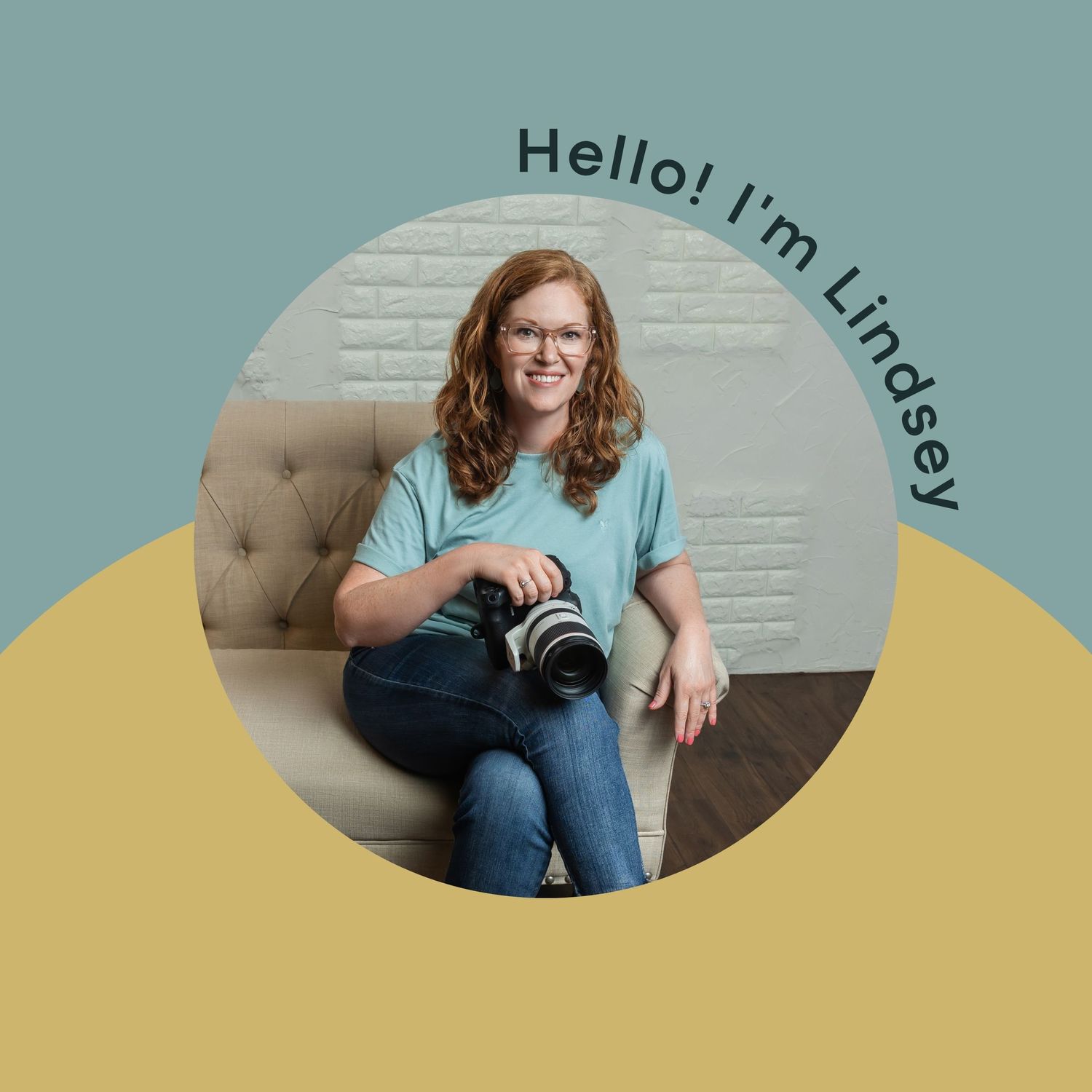 Professional headshot of Lindsey George, Owner, a redheaded woman smiling in a green top outdoors.