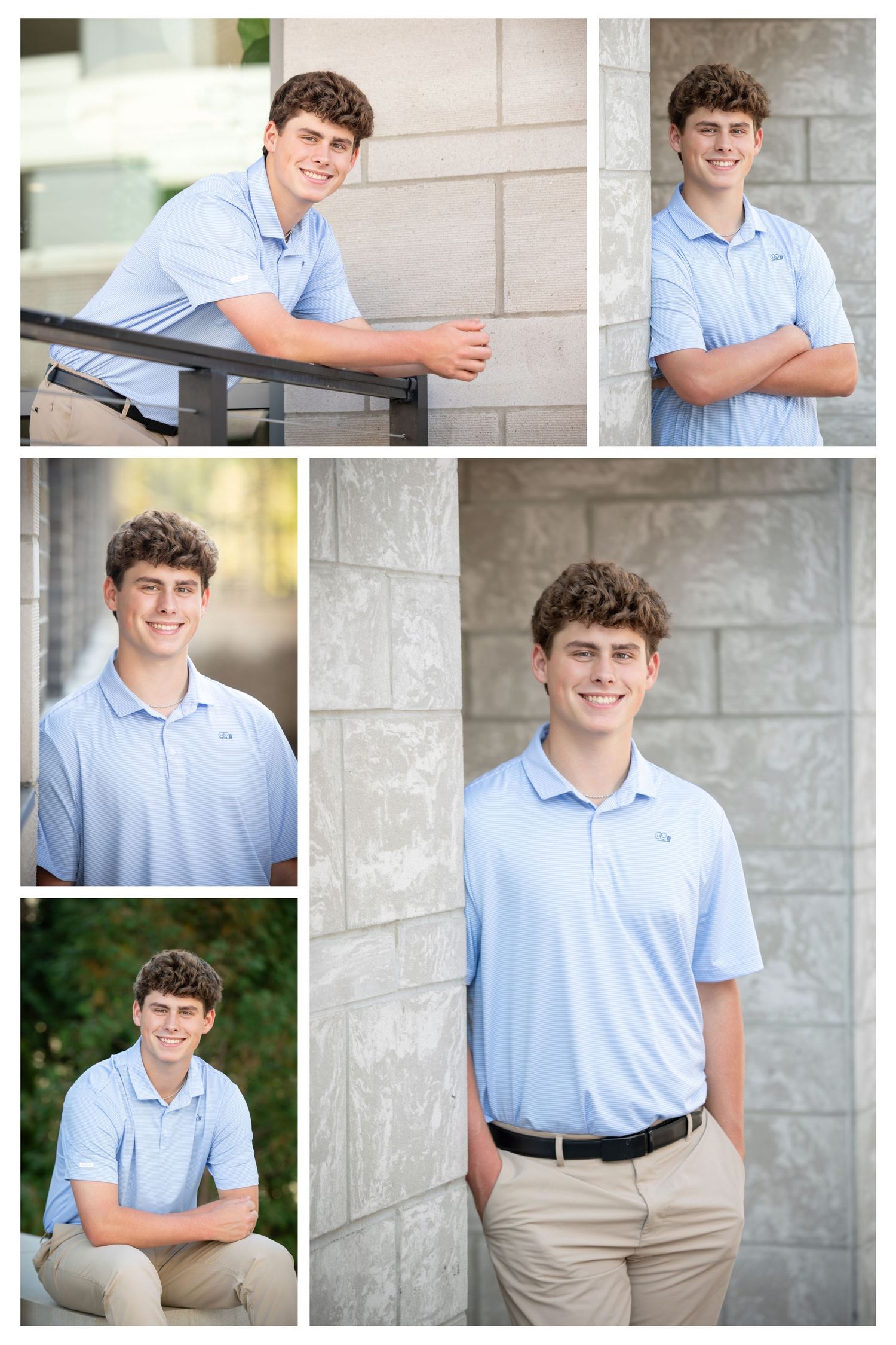 Olentangy senior portrait session at Bridge Park with classic style and urban backdrops in Dublin Ohio.