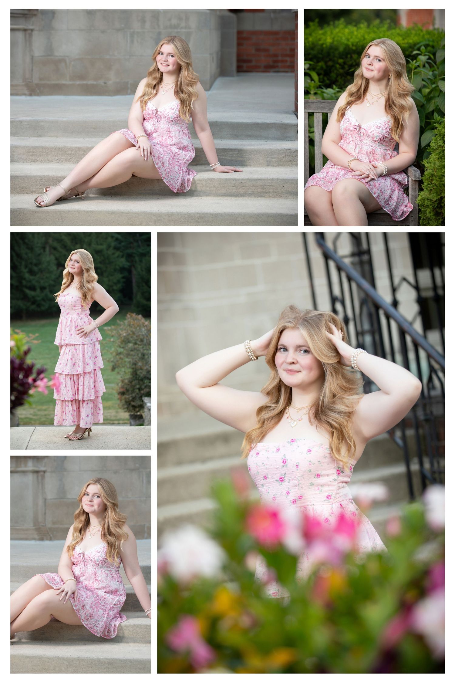 Olentangy senior photo session at Jeffrey Mansion in Bexley featuring beautiful natural light and classic senior portraits.