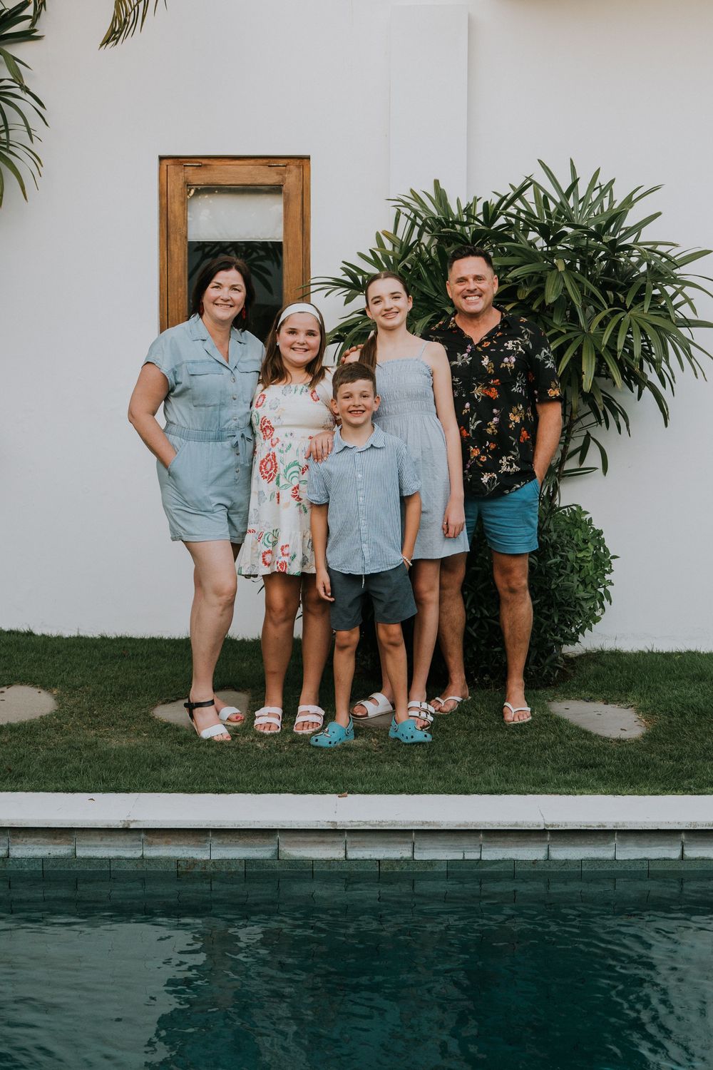 Lifestyle family photography at Villa Bagera Estate Seminyak