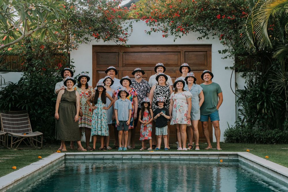Family photography at Villa Bagera Estate Seminyak Bali