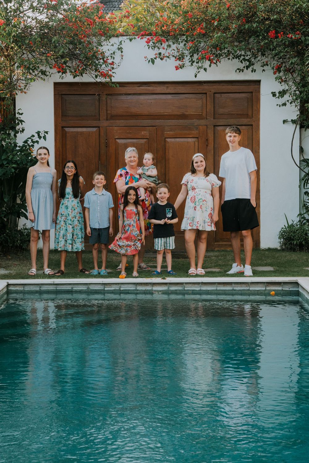 Family photography at Villa Bagera Estate Seminyak Bali